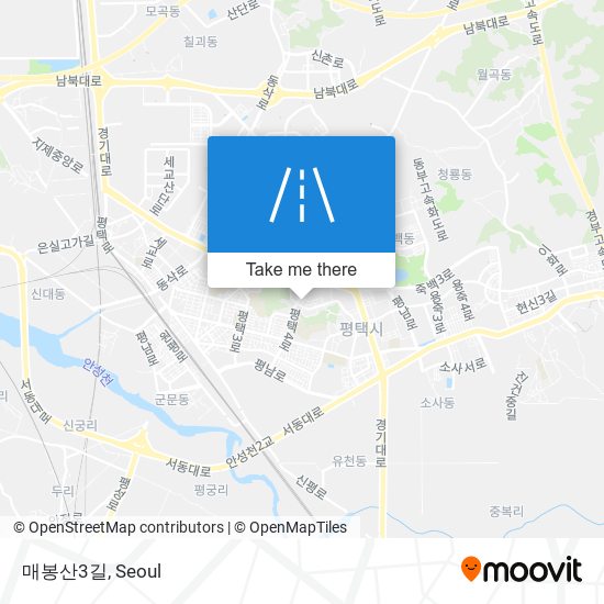 매봉산3길 map