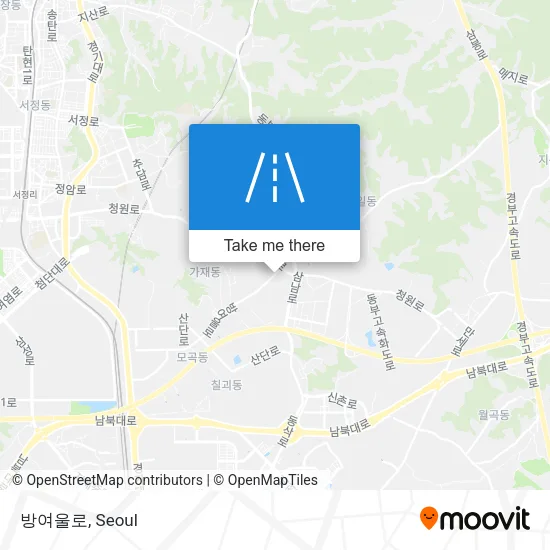 방여울로 map