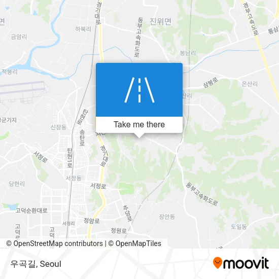 우곡길 map