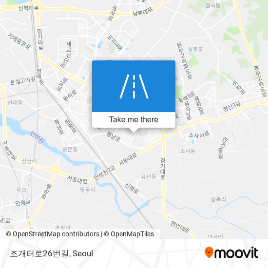 조개터로26번길 map