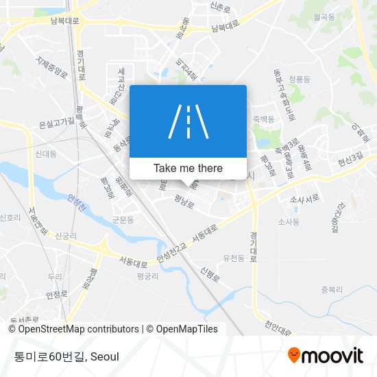 통미로60번길 map