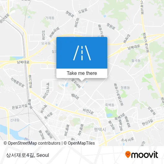 상서재로4길 map
