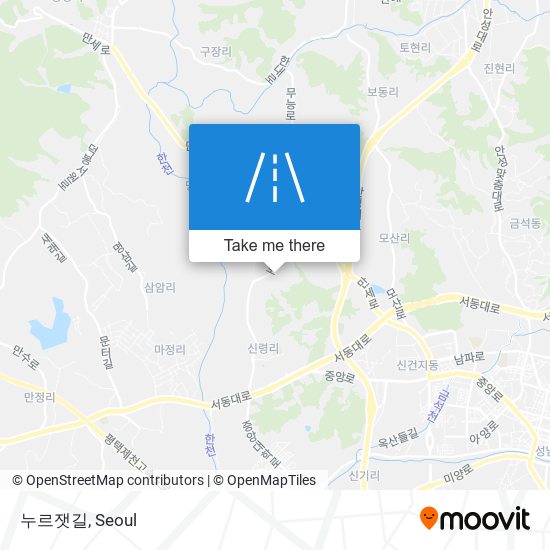 누르잿길 map