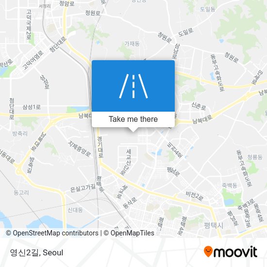 영신2길 map