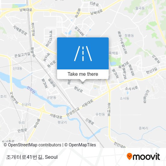 조개터로41번길 map