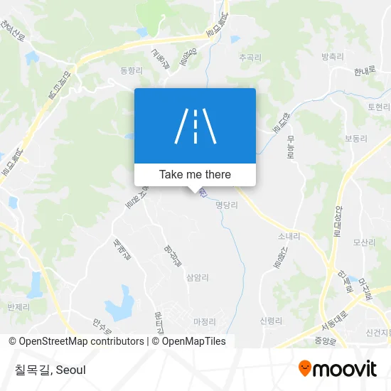 칠목길 map