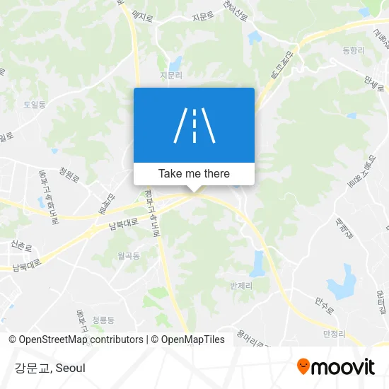 강문교 map