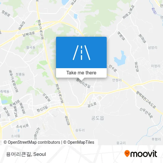 용머리큰길 map