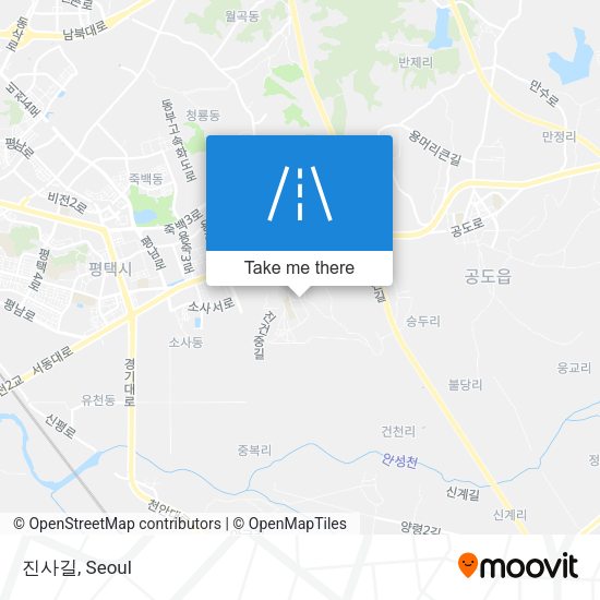 진사길 map