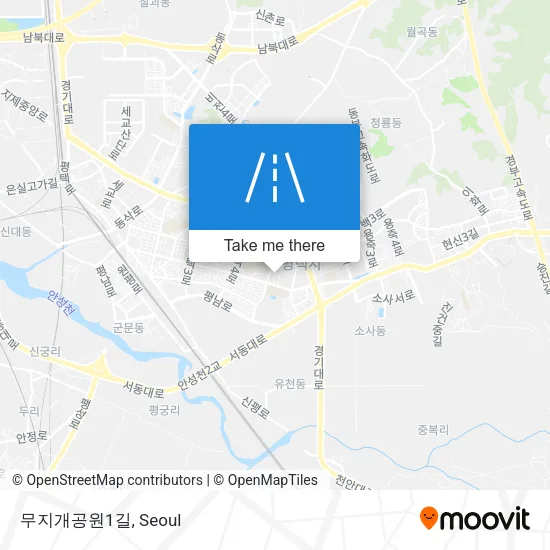 무지개공원1길 map
