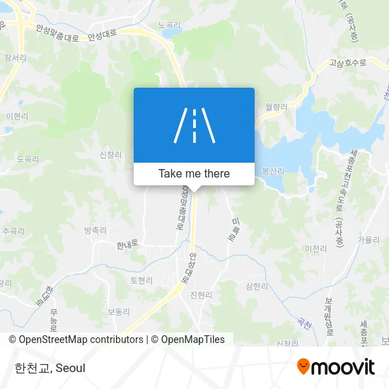 한천교 map