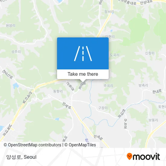 양성로 map