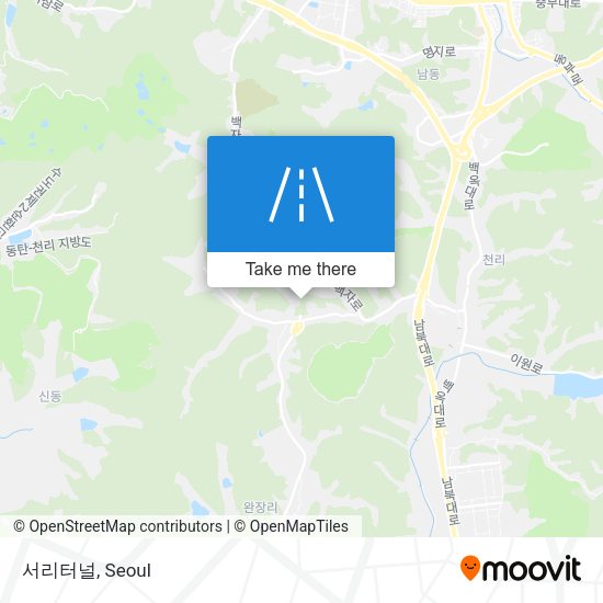 서리터널 map