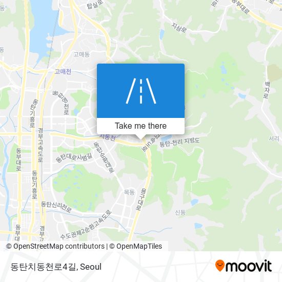 동탄치동천로4길 map