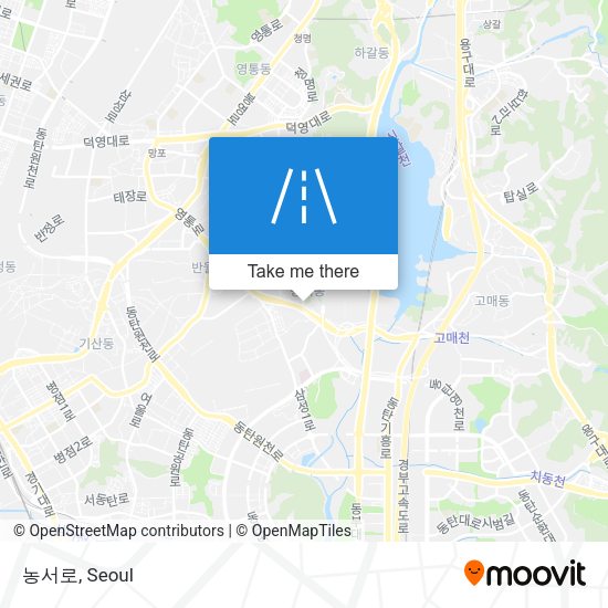 농서로 map