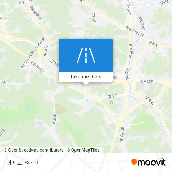명지로 map