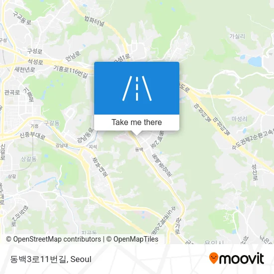 동백3로11번길 map