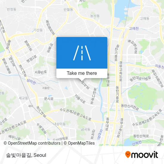 솔빛마을길 map