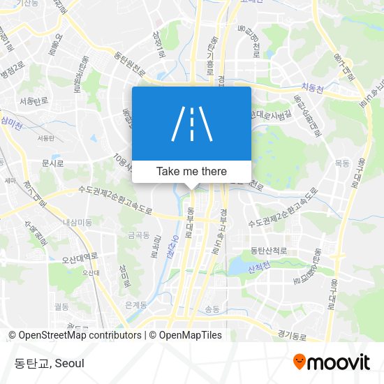 동탄교 map