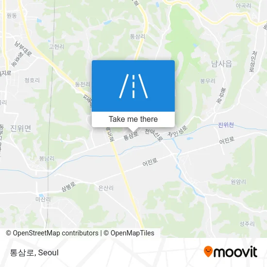통삼로 map
