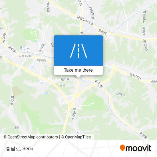 송담로 map