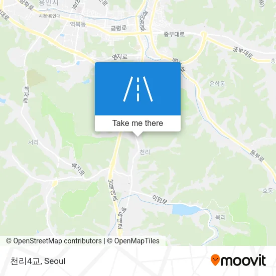 천리4교 map