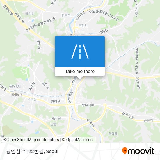 경안천로122번길 map