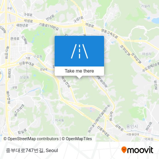 중부대로747번길 map