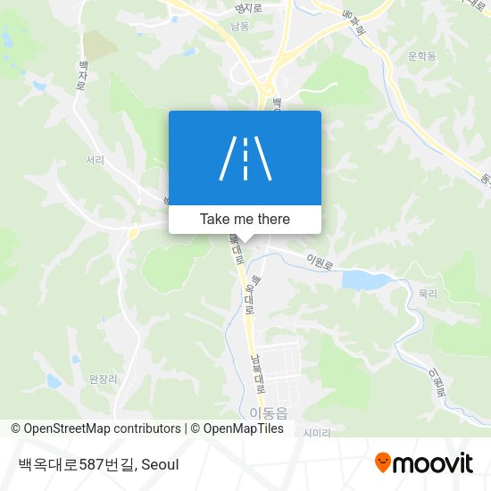 백옥대로587번길 map