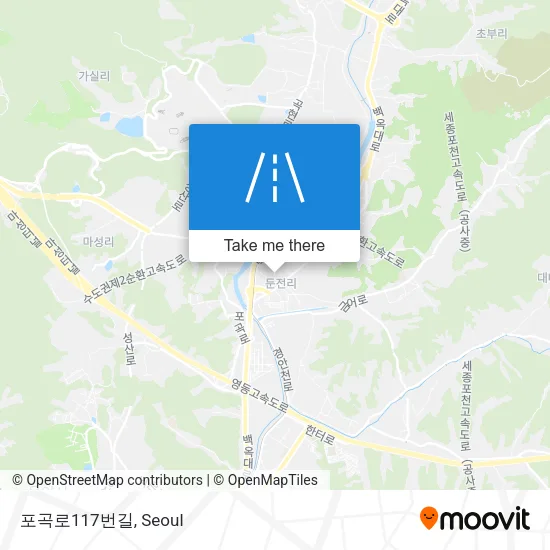 포곡로117번길 map