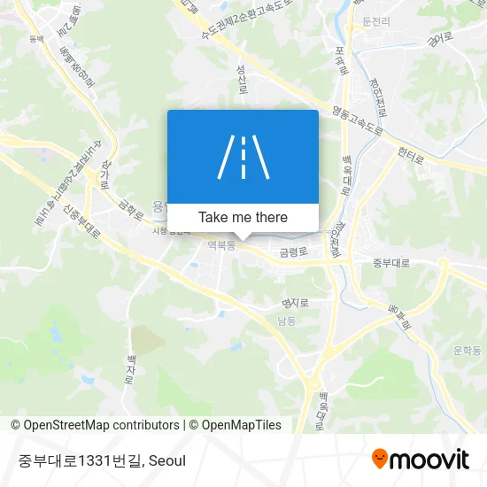중부대로1331번길 map