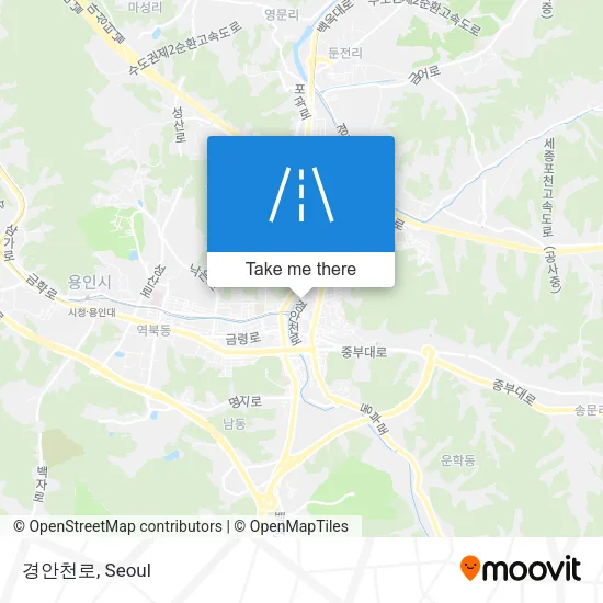 경안천로 map