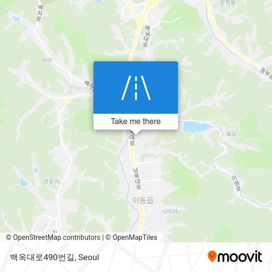 백옥대로490번길 map
