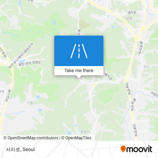 서리로 map