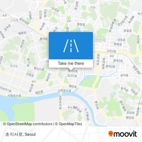 초지서로 map