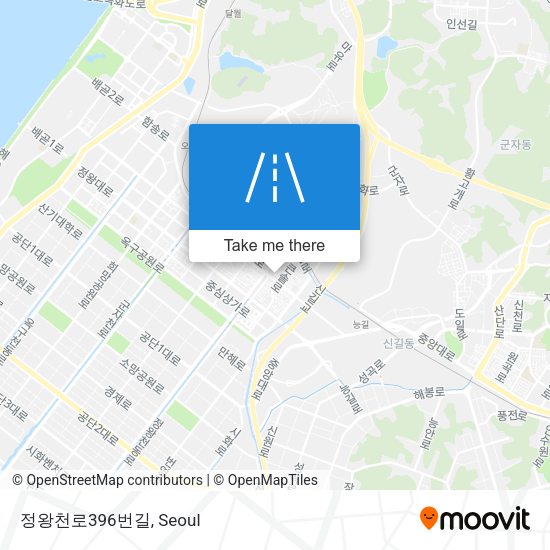정왕천로396번길 map