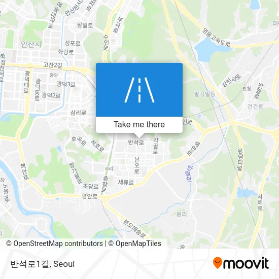 반석로1길 map