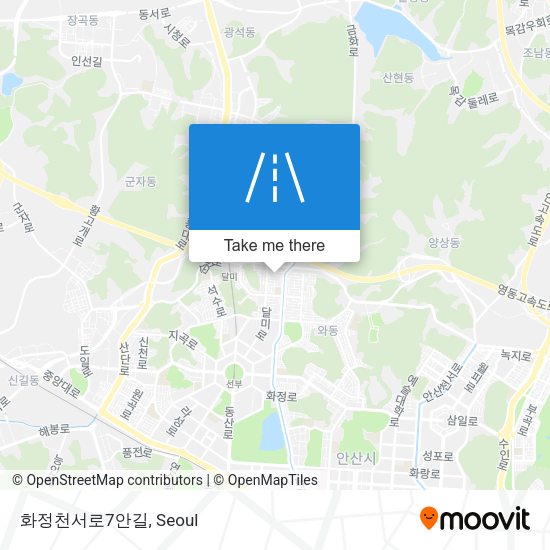 화정천서로7안길 map