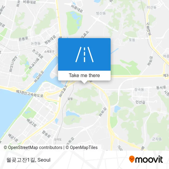 월곶고잔1길 map
