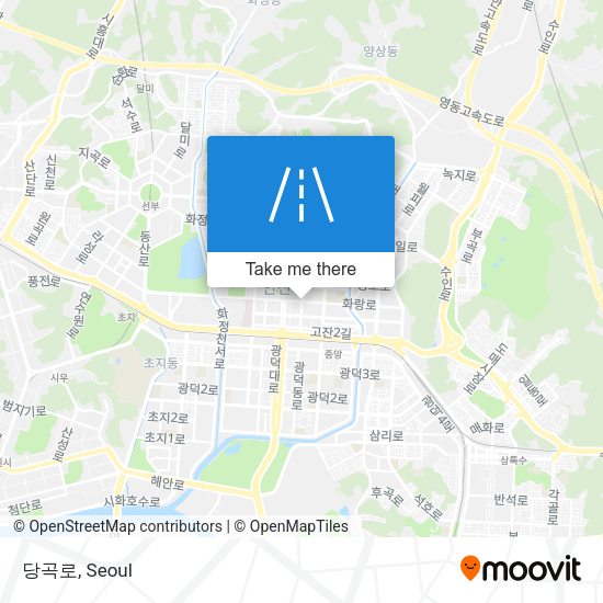 당곡로 map