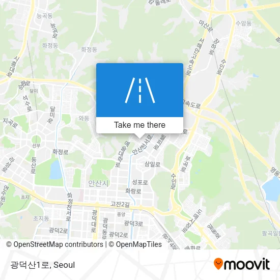 광덕산1로 map