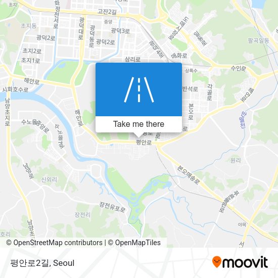 평안로2길 map