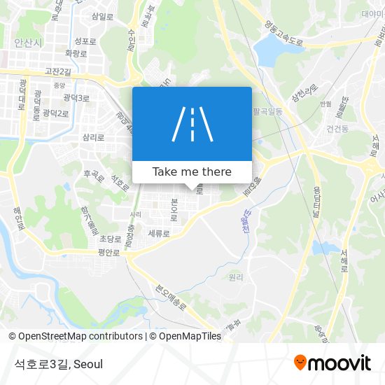 석호로3길 map