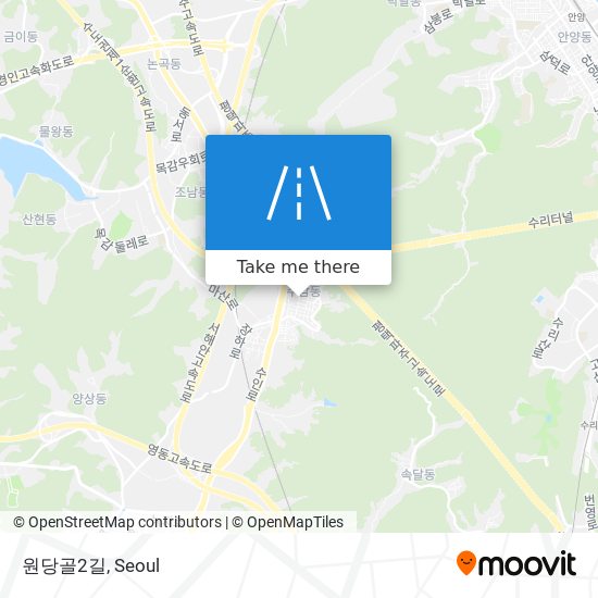 원당골2길 map