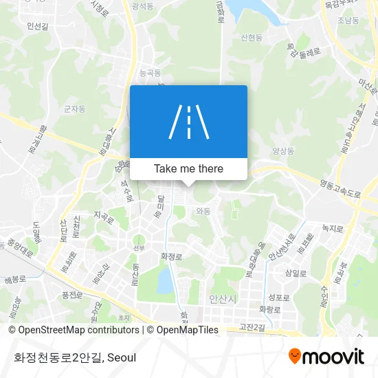 화정천동로2안길 map
