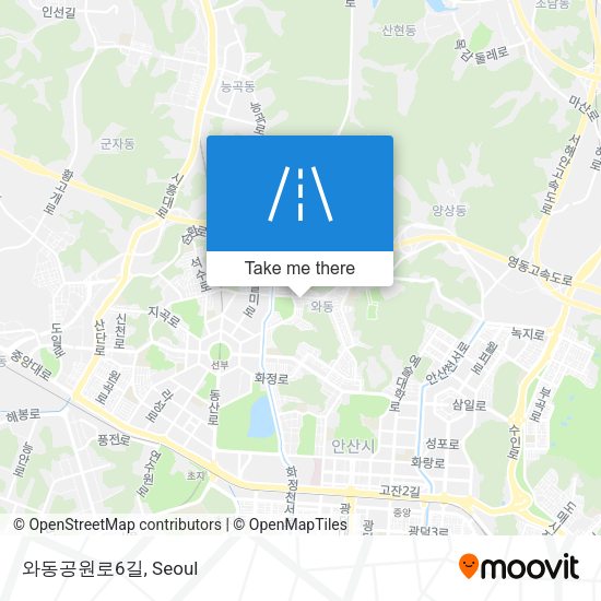 와동공원로6길 map