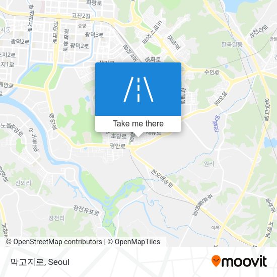 막고지로 map