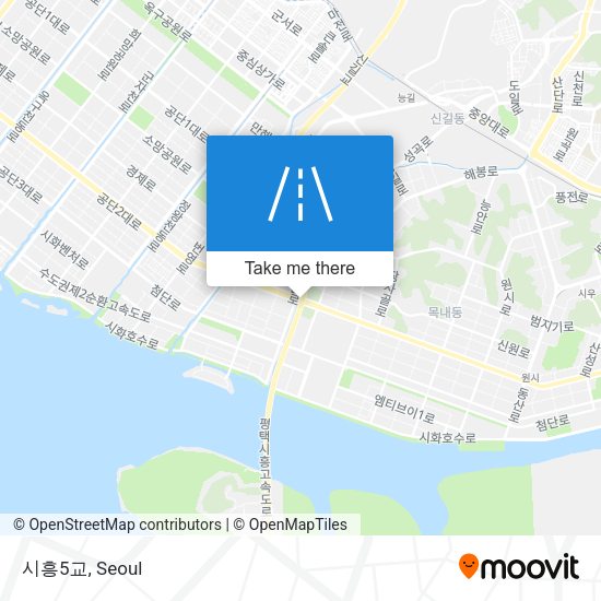 시흥5교 map