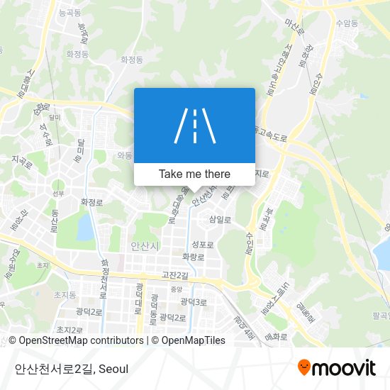 안산천서로2길 map