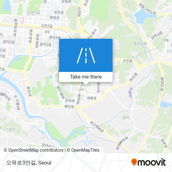 오목로3안길 map
